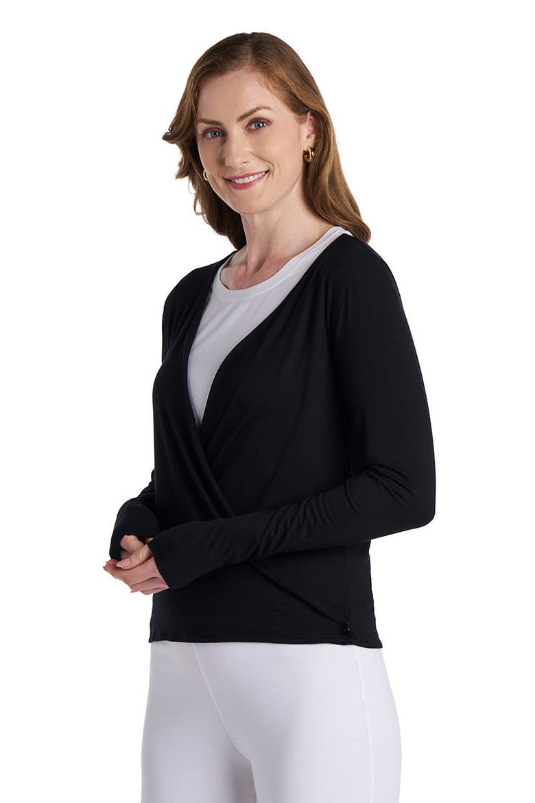 Women's Vrae Fashion Wrap, UPF 50+ Sun Protection, Alternate, color, Black