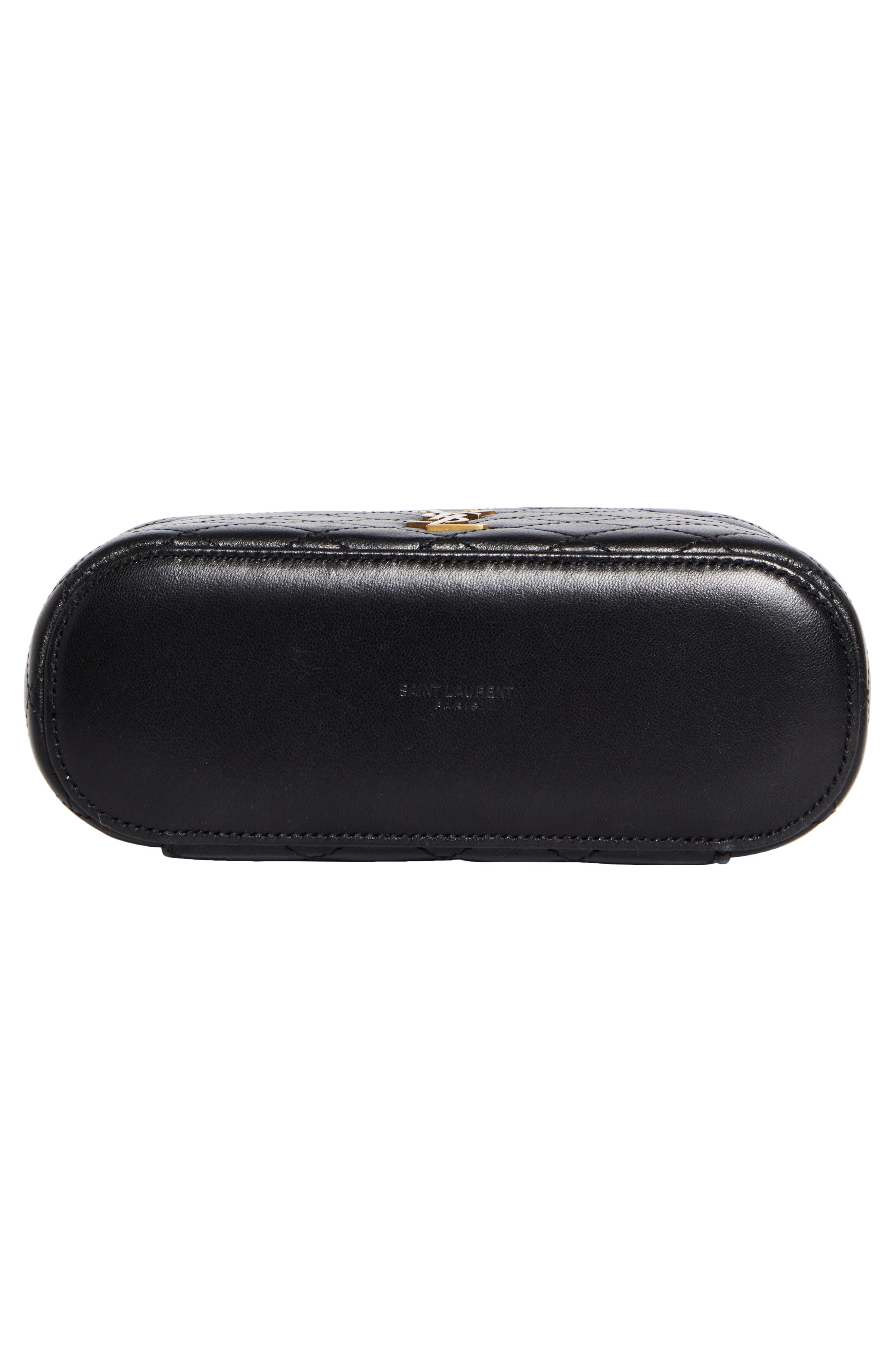 Женские сумки Saint Laurent Mini Gaby Quilted Leather Vanity Case — фото 7