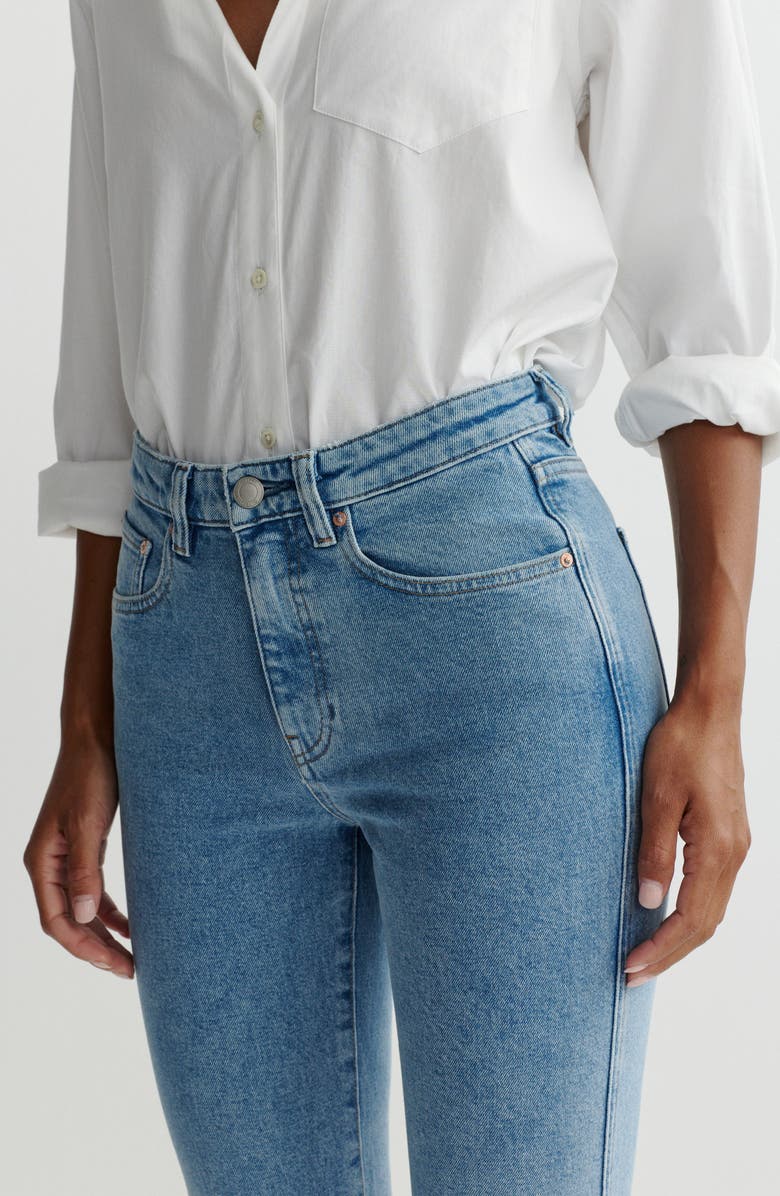 DL1961 Kristy High Waist Cigarette Jeans, Alternate, color, Adriatic Sea