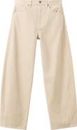 MANGO Scarlet High Waist Straight Leg Pants