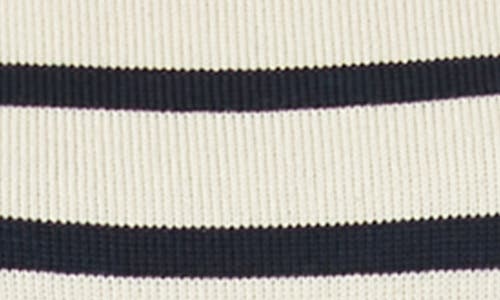 Weekend Max Mara Trofeo Placed Stripe Sleevless Cotton Sweater In Neutral