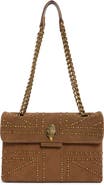 Kurt Geiger London Union Jack Studs Leather Shoulder Bag