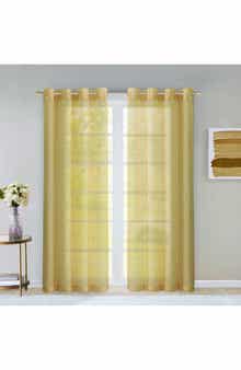 Sheer Set of 2 Panel Curtains