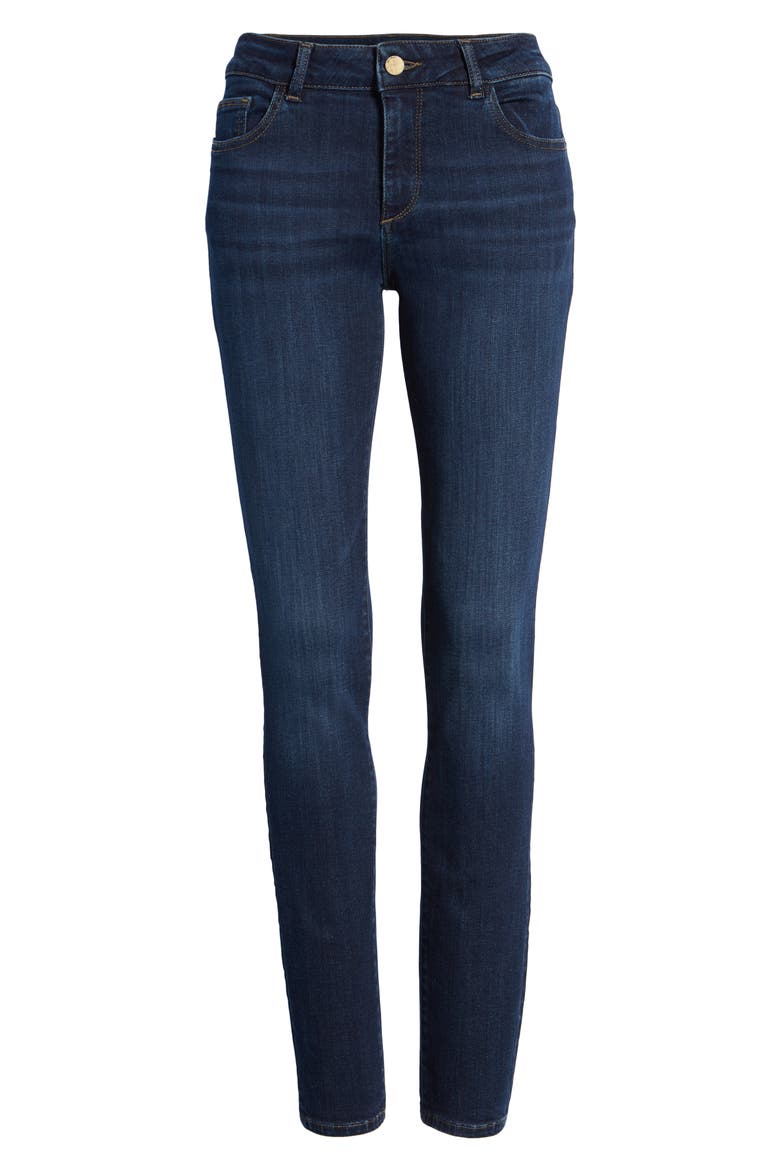Florence Instasculpt Skinny Jeans, Alternate, color, ALBANY