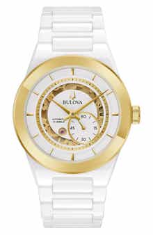 BULOVA Millenia Automatic Ceramic Bracelet Watch, 41mm