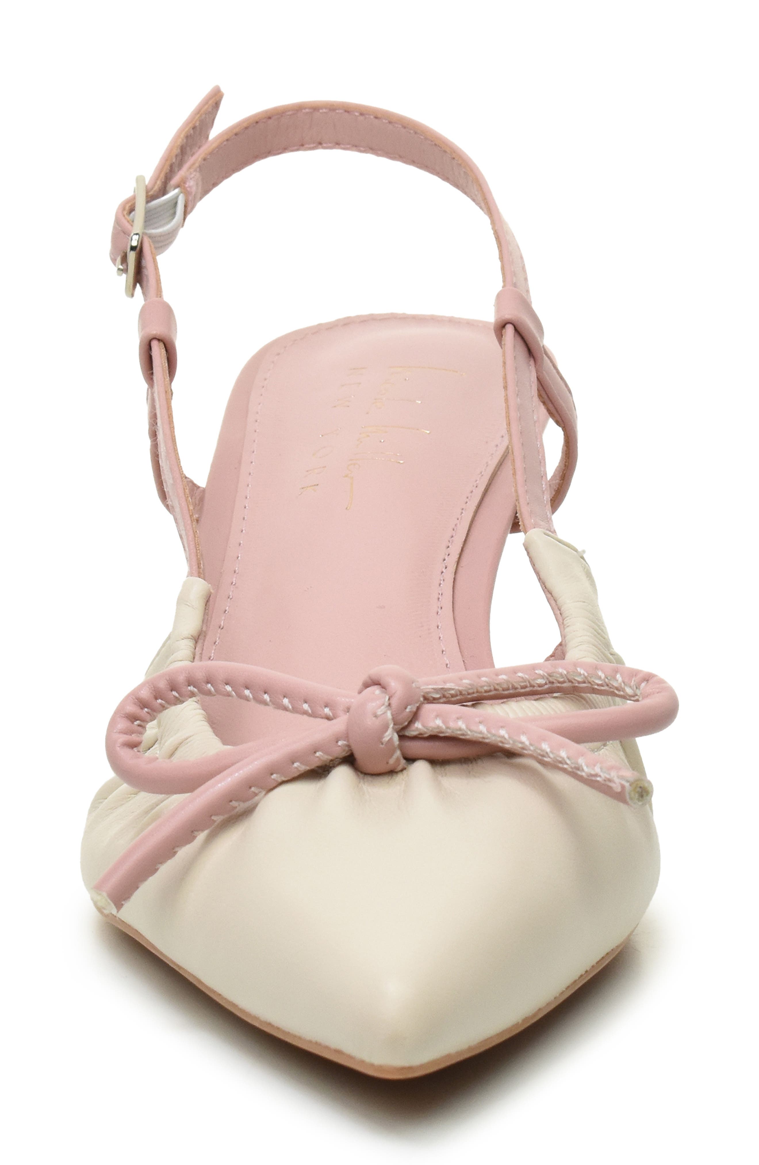 Nicole Miller Slingback Pump, Alternate, color, Beige/ Dusty Pink