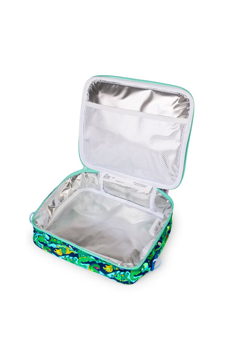 Mini Lunch Case, Alternate, color, Dino Rave