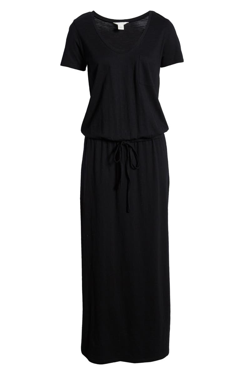 Caslon<sup>®</sup> Cotton Blend Maxi Dress, Alternate, color,