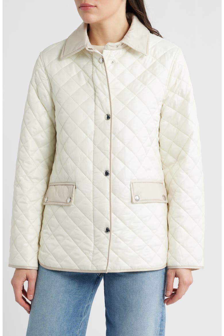 Quilted Jacket, Alternate, color, CREAM