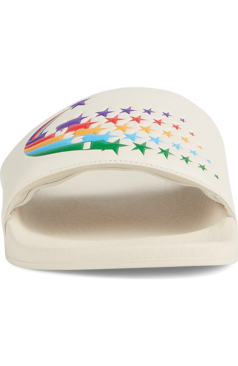 Gucci Pursuit Logo Slide Sandal, Alternate, color,