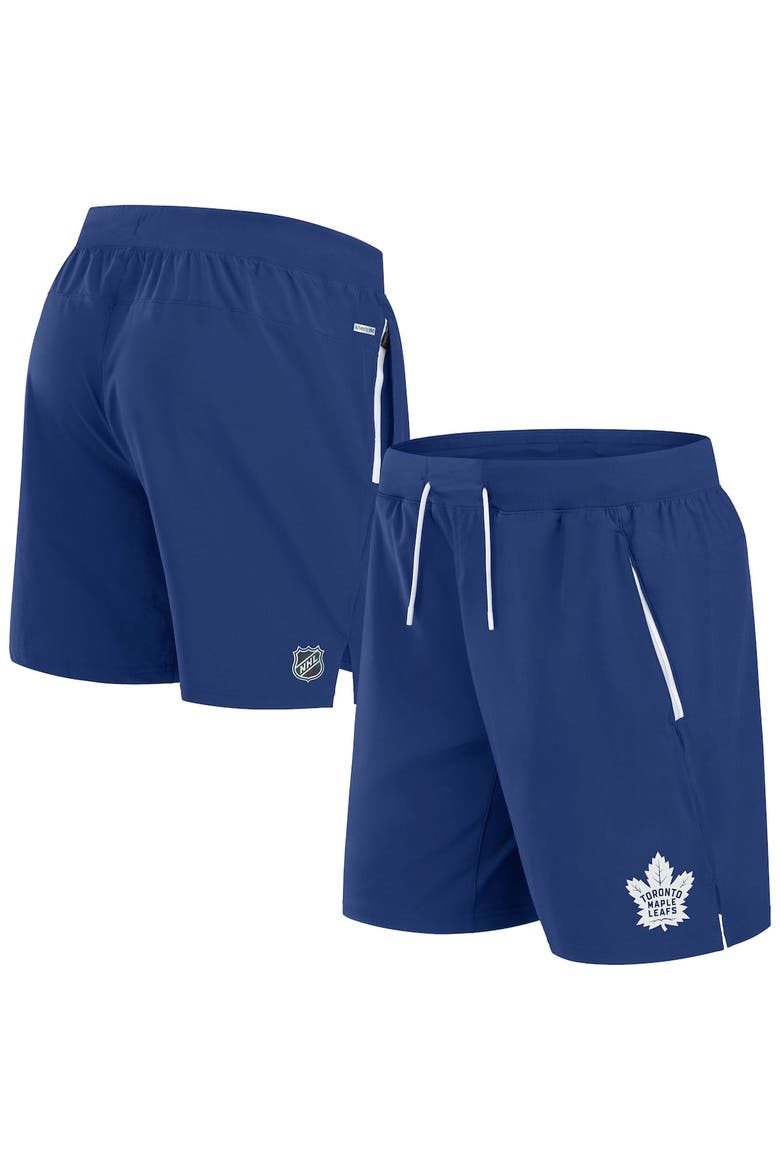 Men's Fanatics Blue Toronto Maple Leafs Authentic Pro Rink Performance Shorts, Main, color, Blue