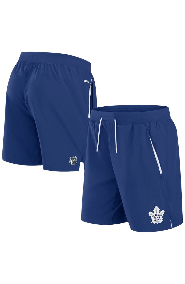 FANATICS Men
s Fanatics Blue Toronto Maple Leafs Authentic Pro Rink Performance Shorts, Main, color, Blue