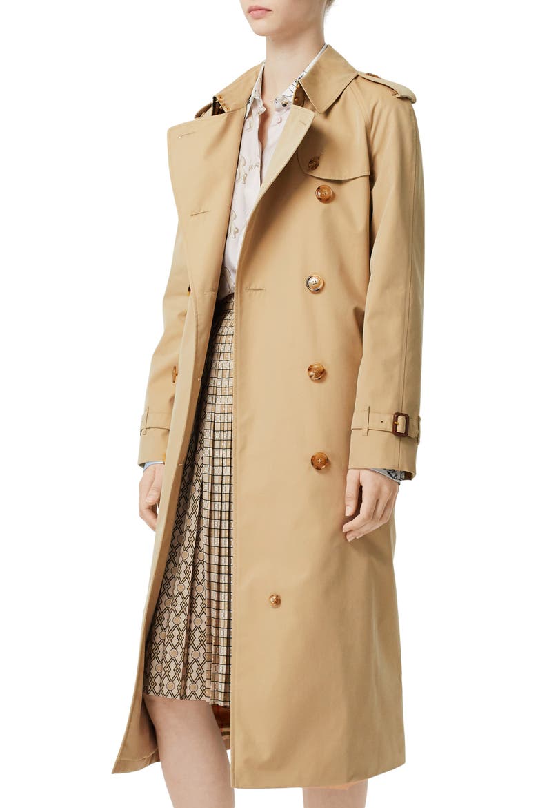 The Waterloo Heritage Trench Coat, Alternate, color, HONEY