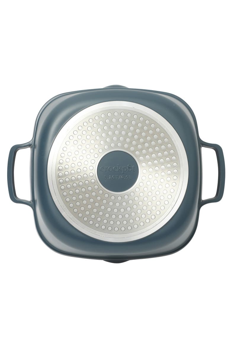 Northvale Lightweight Cast Aluminum Dutch Oven with Lid, Alternate, color, Matte Blue