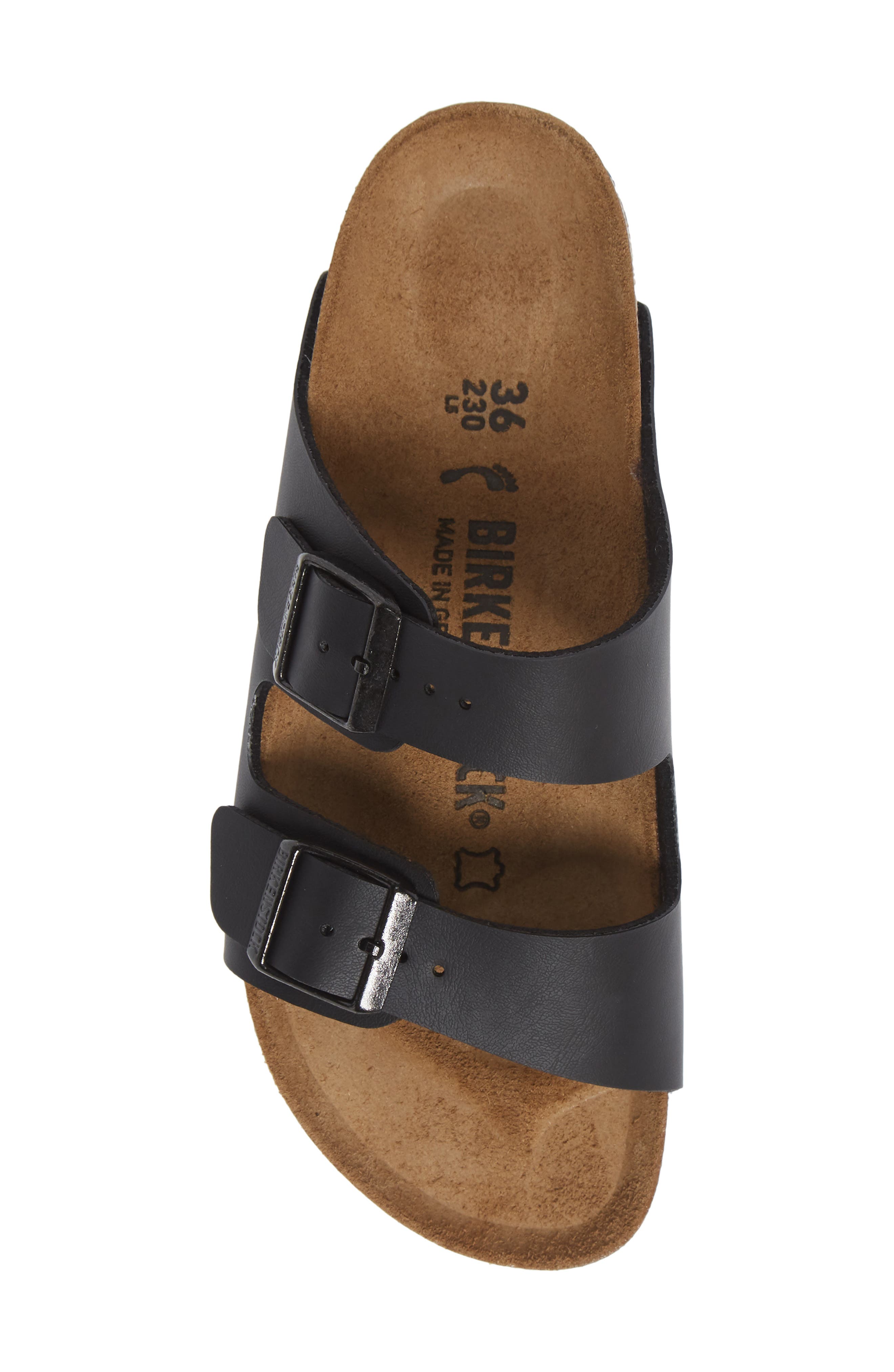 Birkenstock Arizona Birko-Flor Slide Sandal, Alternate, color, Black