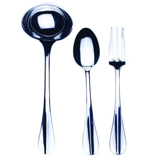 Mepra Roma Serving Set In Metallic