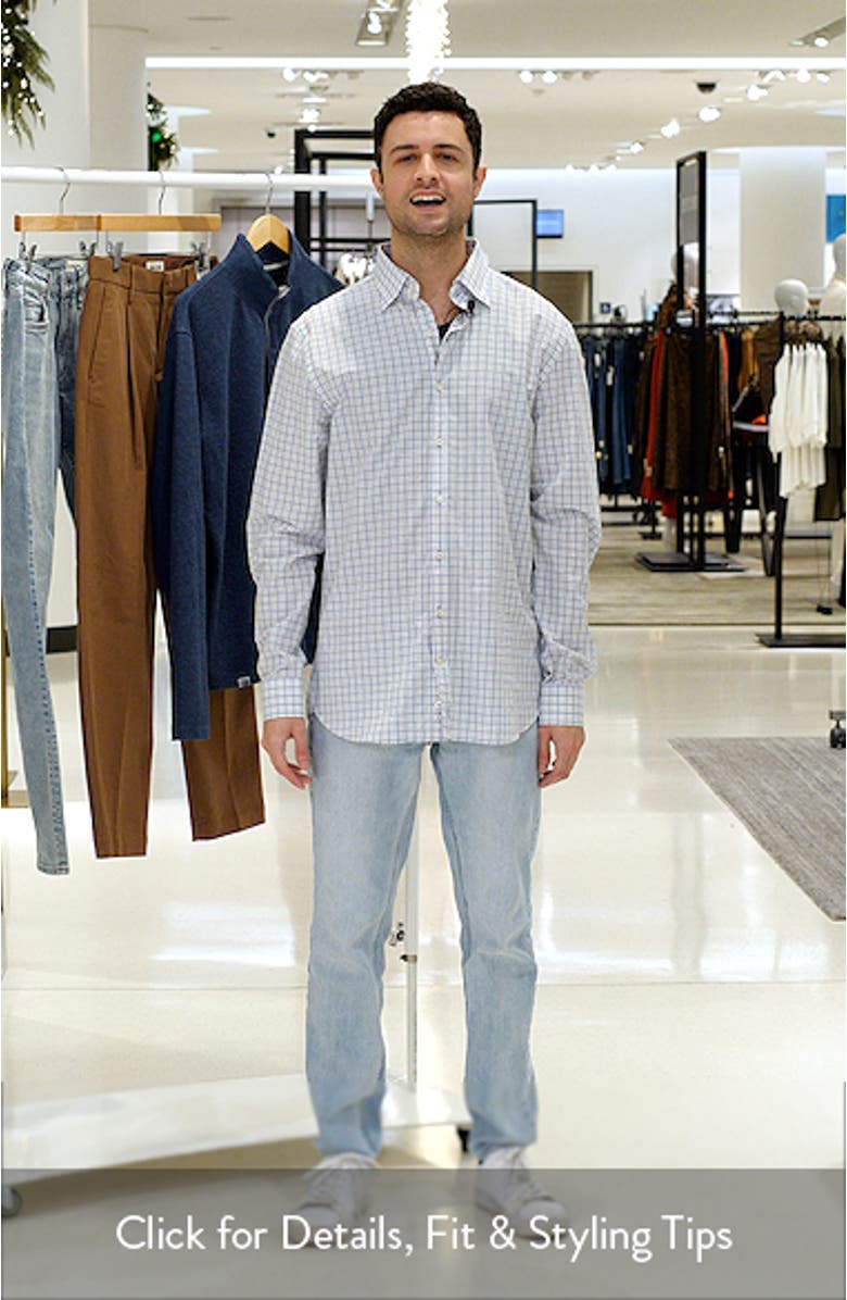 Trauber Plaid Button-Up Shirt, sales video thumbnail