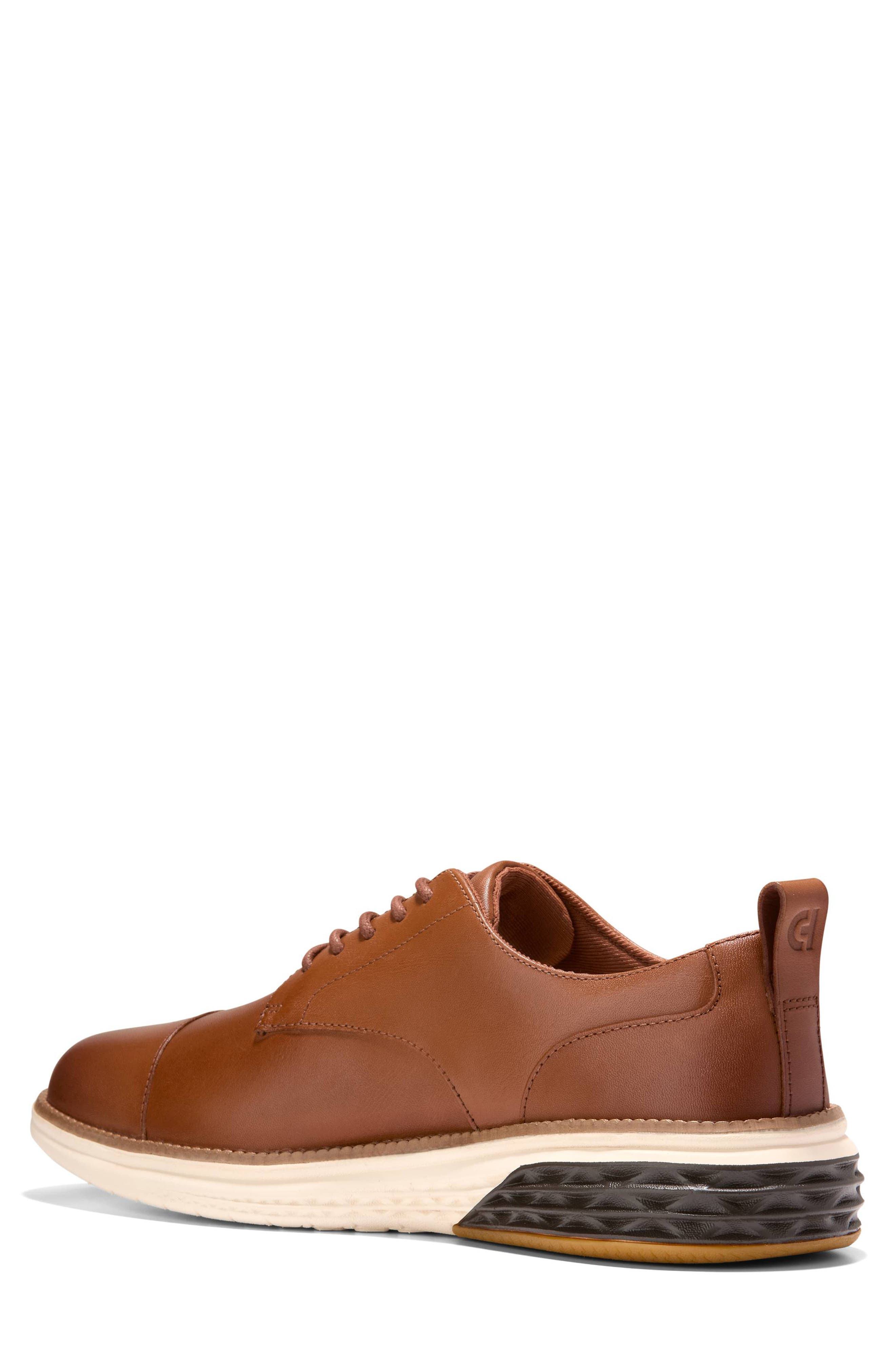 Grand Hurrion Cap Toe Derby, Alternate, color, BRITISH TAN / IVORY / JAVA