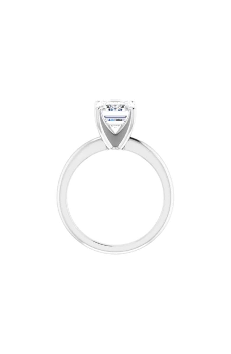 Bliss Diamond 3.00Ct Platinum Certified Lab Grown Emerald Cut Diamond Engagement Ring, Alternate, color,