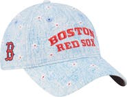 New Era Women's New Era Light Blue Boston Red Sox Daisy All Over 9TWENTY Adjustable Hat