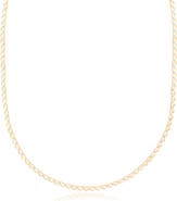 The Lovery Fine Jewelry Gold Heart Link Necklace