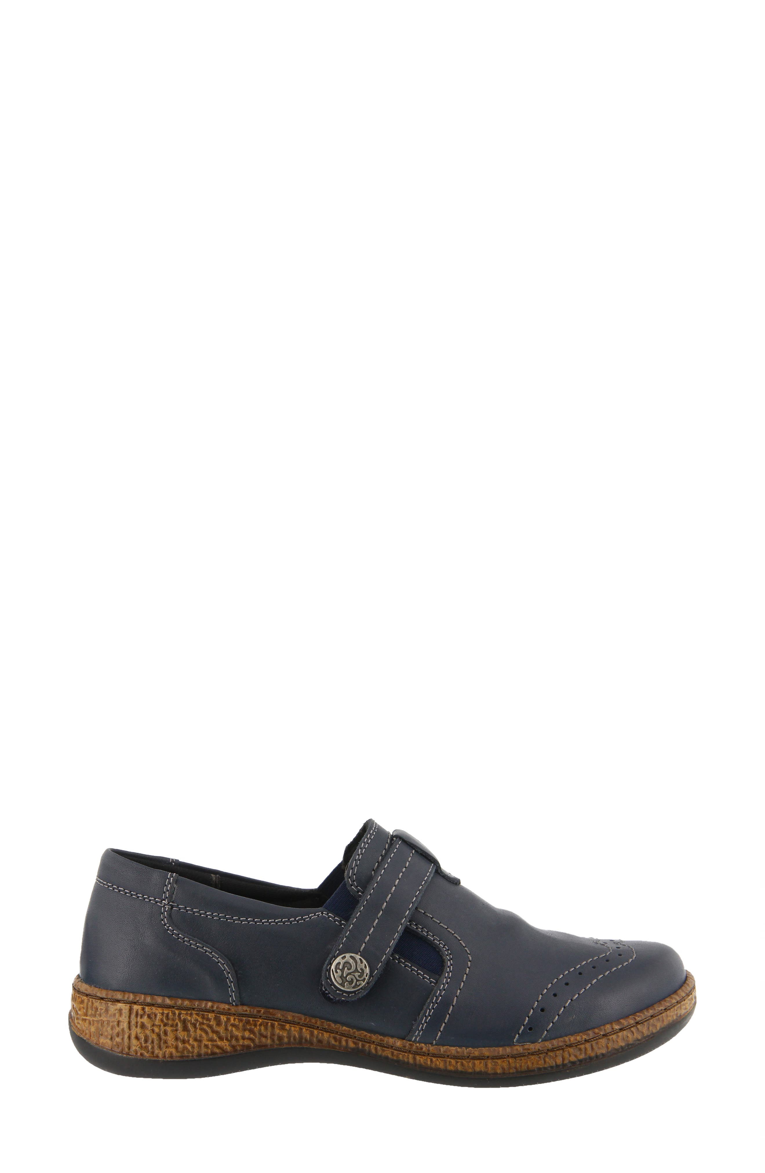 Spring Step Smolqua Loafer, Alternate, color, Navy Leather