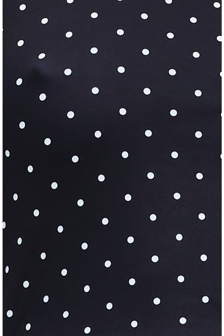 Glory Dot Long Sleeve Minidress, Alternate, color, ONYX POLKA