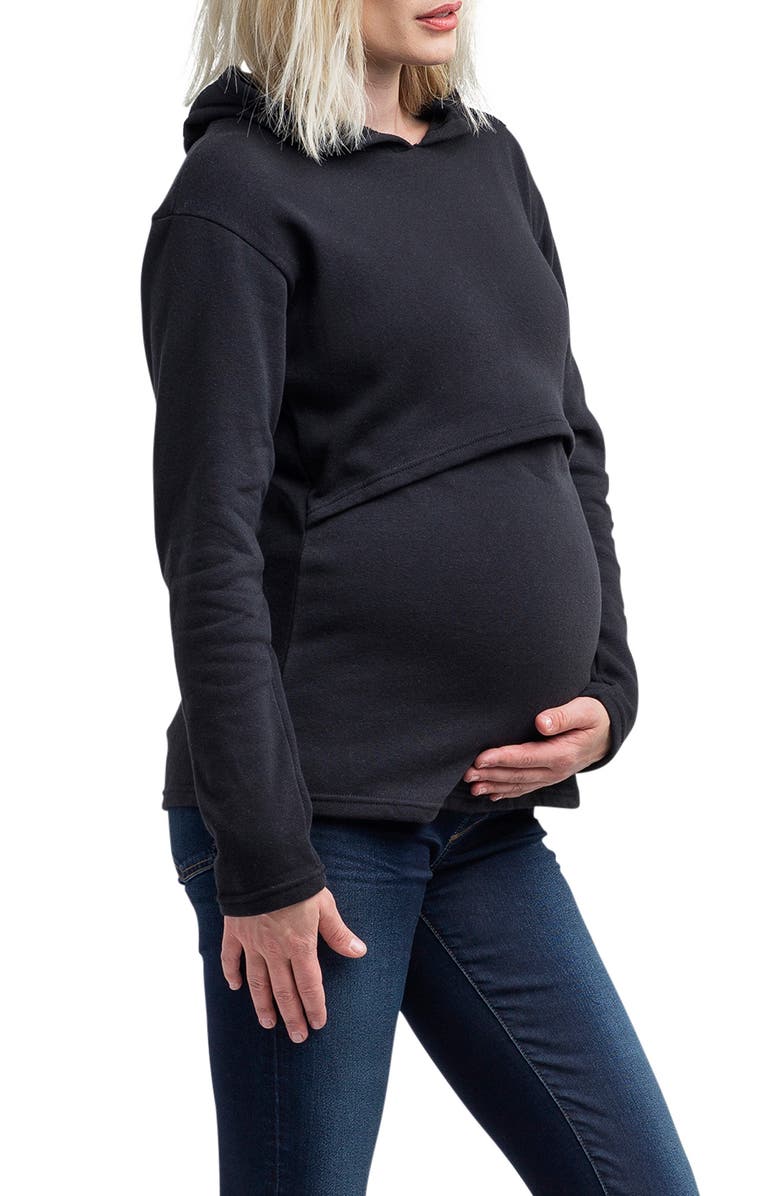 Nom Maternity Rory Maternity/Nursing Hoodie, Alternate, color,