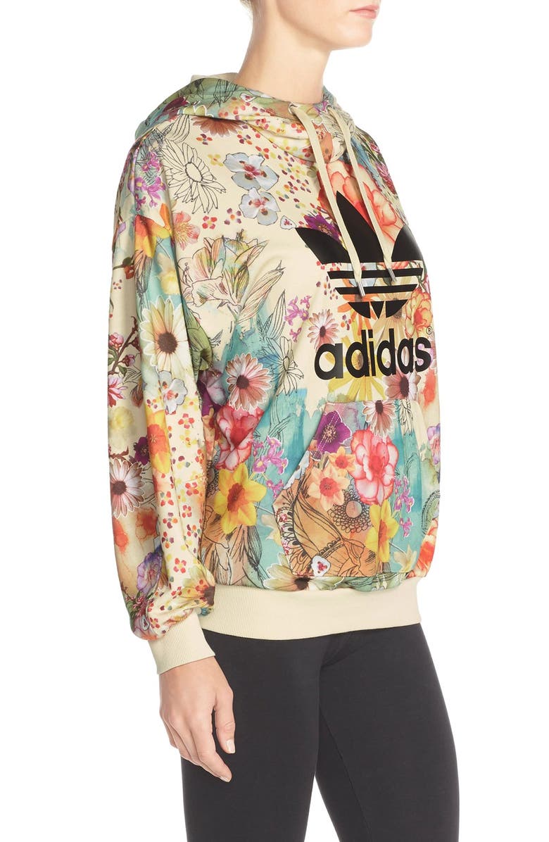 adidas Originals 'Farm Confete' French Terry Hoodie, Alternate, color,