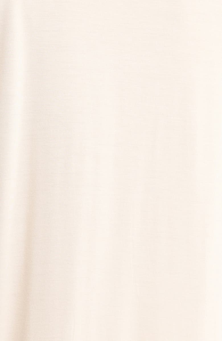 French Connection Scalloped Edge Short Pajamas, Alternate, color, Cream/ Blue Combo