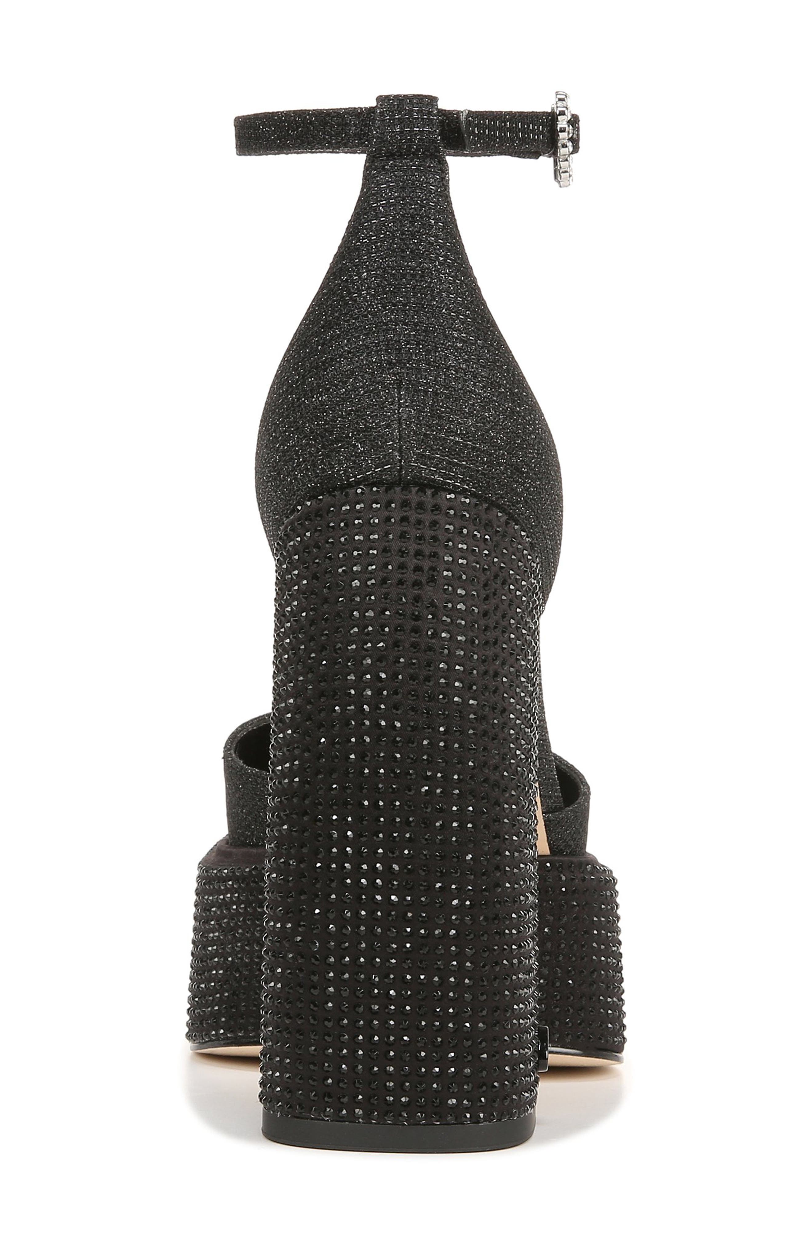 Circus NY by Sam Edelman Bailey Jewel Platform Sandal, Alternate, color, Black