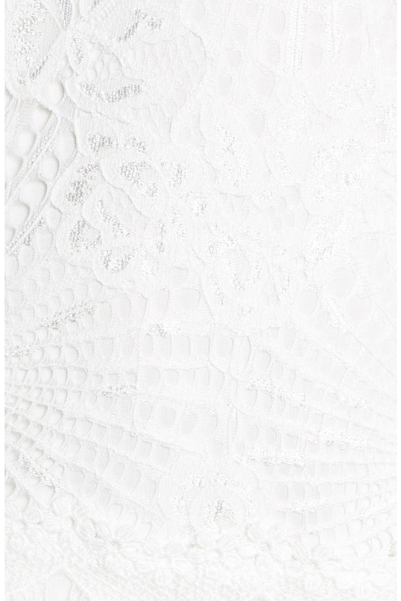 Off the Shoulder Ruffle Tier Mermaid Gown, Alternate, color, IVORY