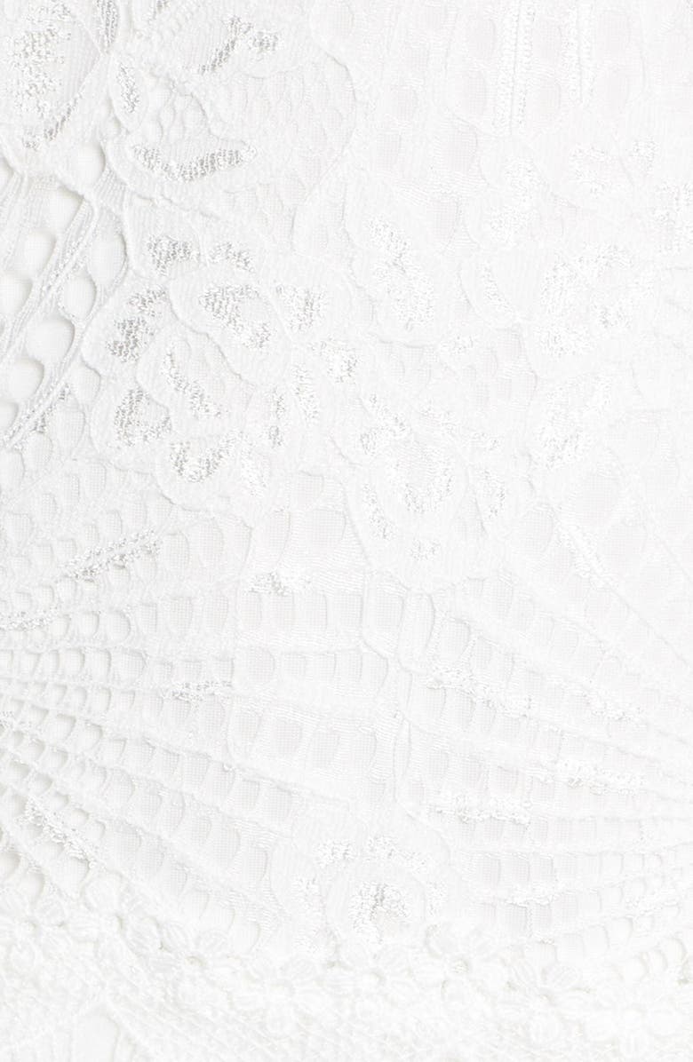 Foxiedox Off the Shoulder Ruffle Tier Mermaid Gown, Alternate, color,