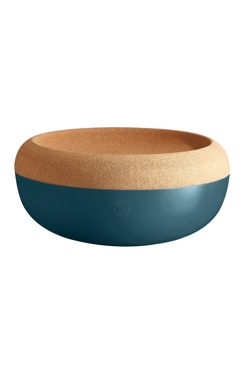 Emile Henry Large Food Storage Bowl, 14.1-Inch, Blue Flame, Main, color, 