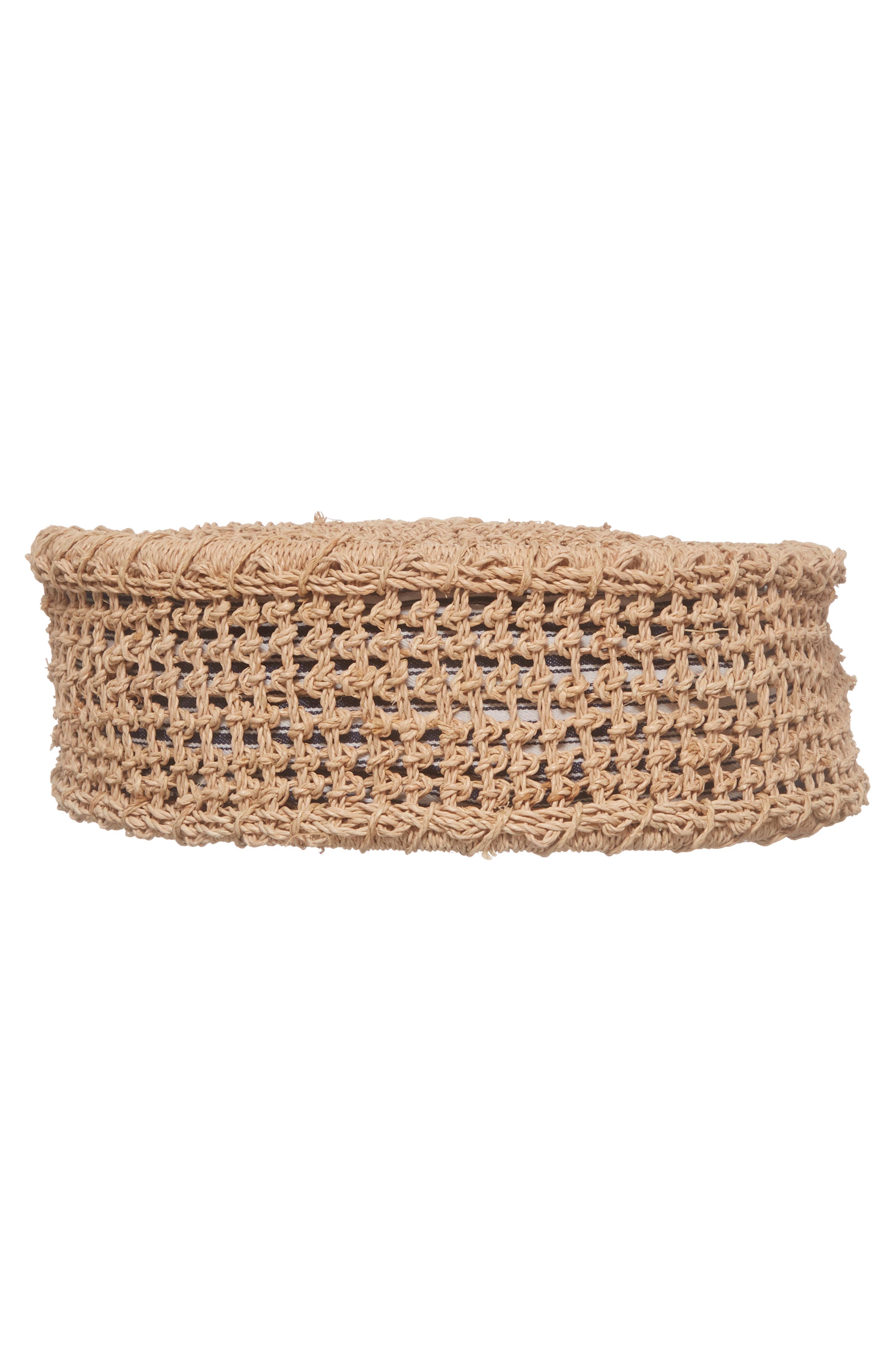 Nordstrom Woven Raffia Circle Bag, Alternate, color, 