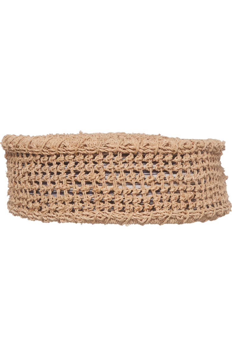 Nordstrom Woven Raffia Circle Bag, Alternate, color,