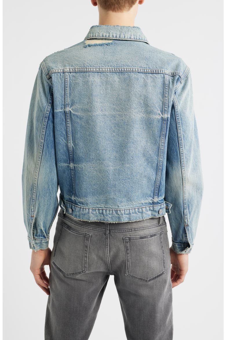 Distressed Denim Jacket, Alternate, color, SHORTSTOP