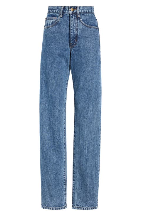 Maynard Mallard High Waist Straight Leg Jeans