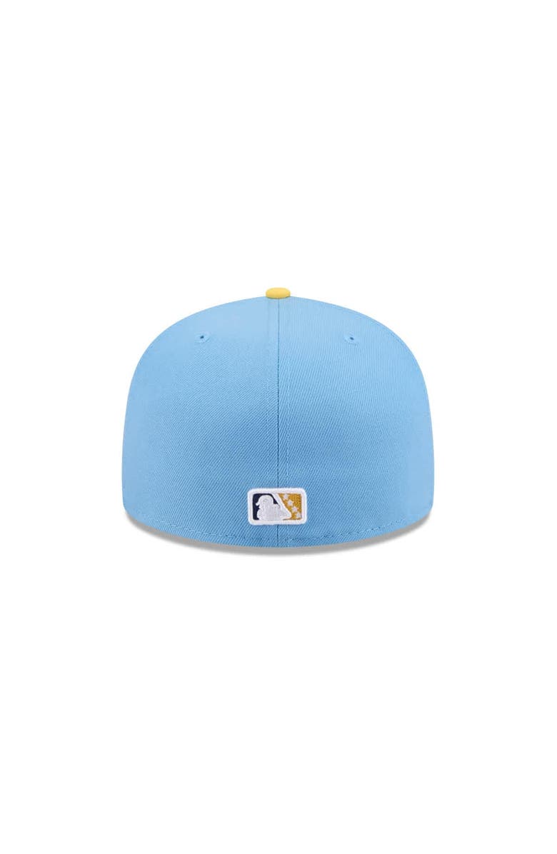 New Era Men's New Era  Light Blue Wisconsin Timber Rattlers Theme Nights 59FIFTY Fitted Hat, Alternate, color, 