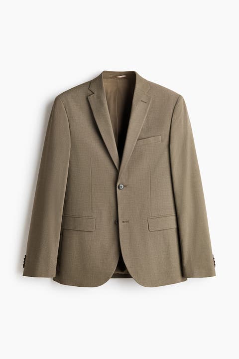 Slim Fit Single-breasted Jacket