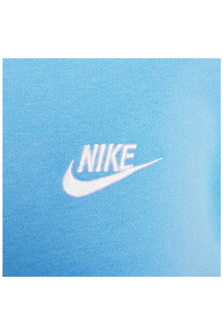 Sportswear Club Fleece Hoodie, Alternate, color, UNIVERSITY BLUE/WHITE