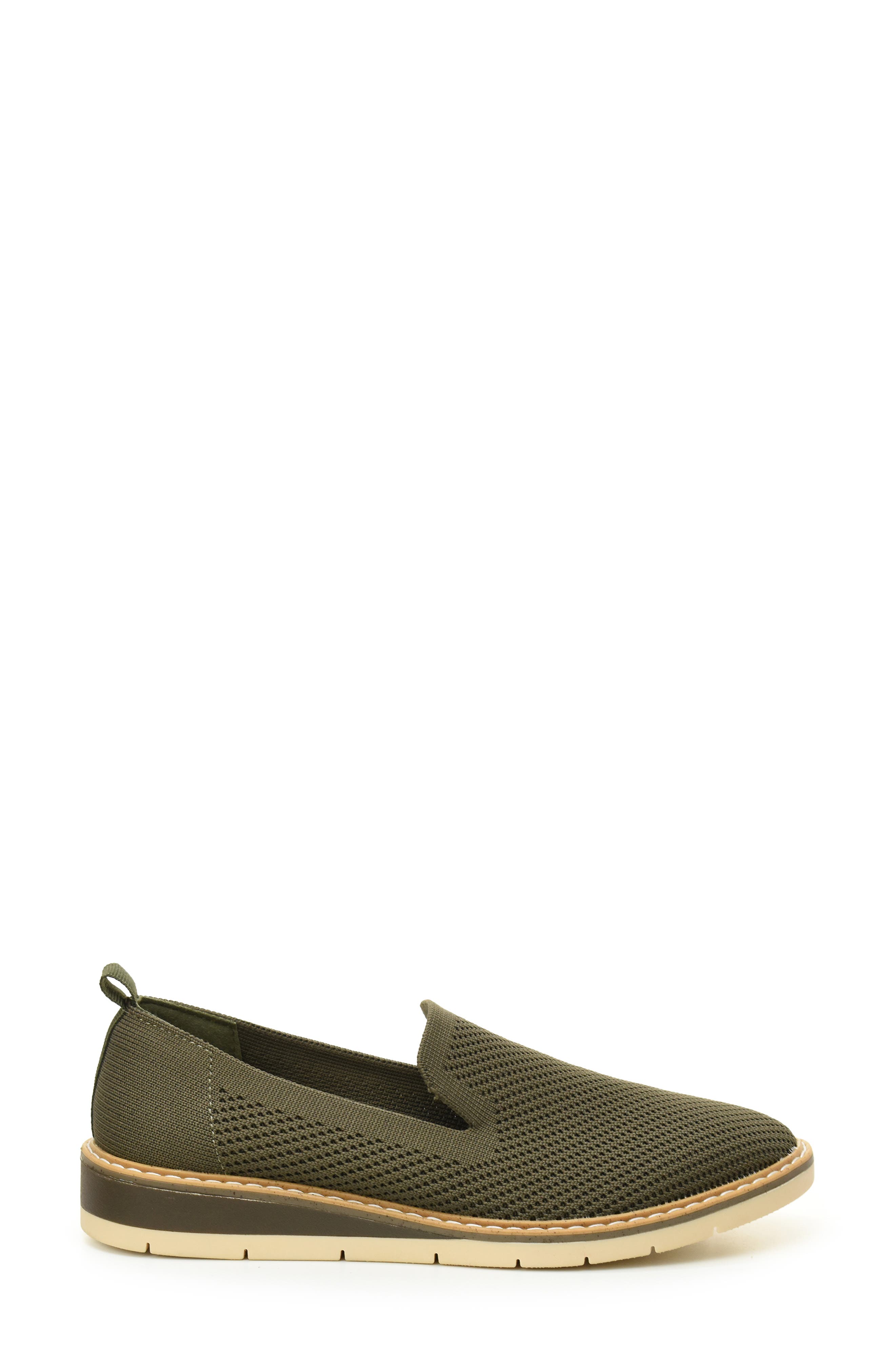 Taryn Rose Stilo Flexy Knit Loafer, Alternate, color, Olive Knit