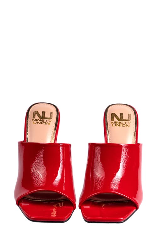 Ninety Union Jloo Slide Pump In Red