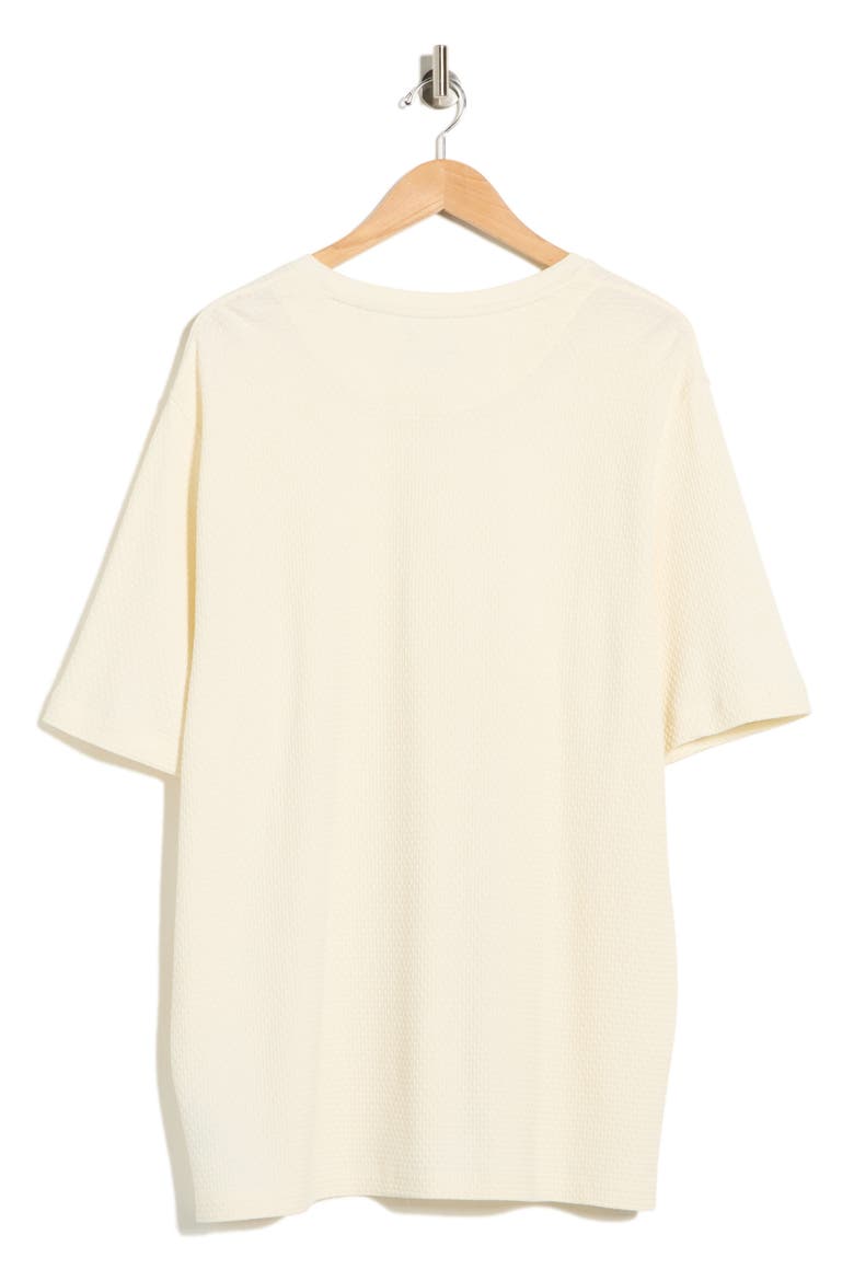 Curlys Textured T-Shirt, Alternate, color, WHITE/ GOLD