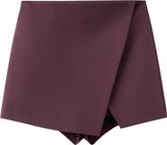 MANGO Faux Wrap Skort