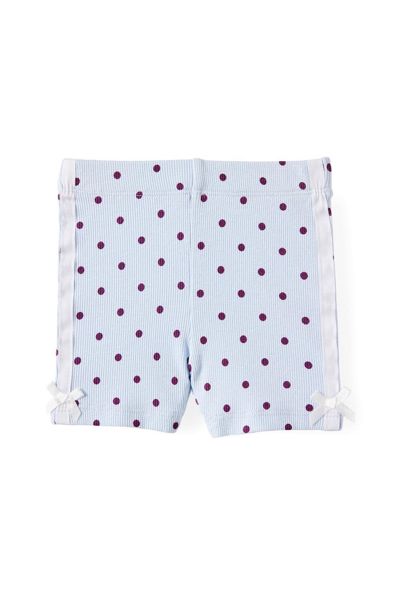 Rain Rib Bike Shorties, Main, color, Blue Whisper Berry Jam Spot