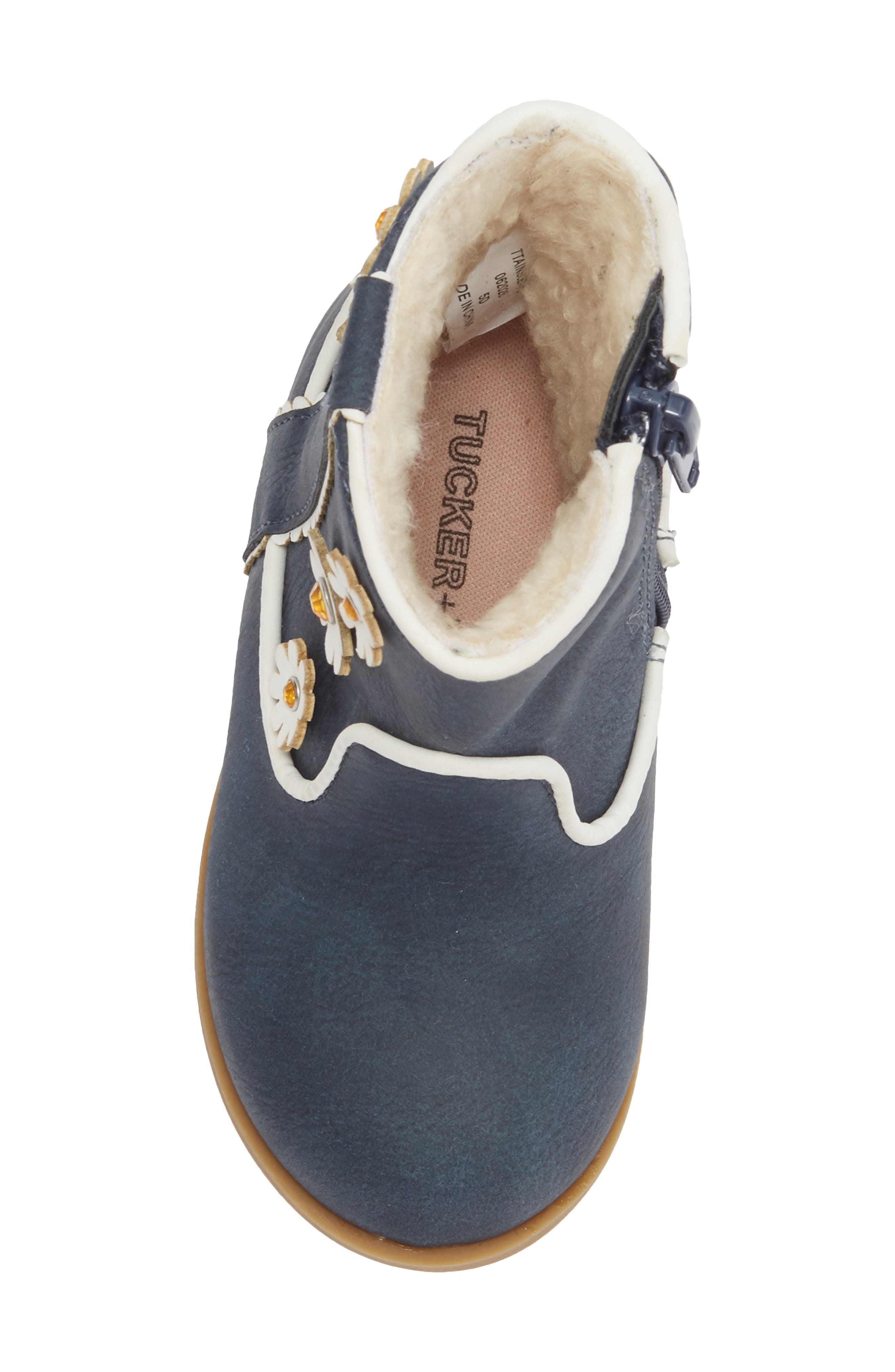 Kids' Ainsley Daisy Bootie, Alternate, color, NAVY