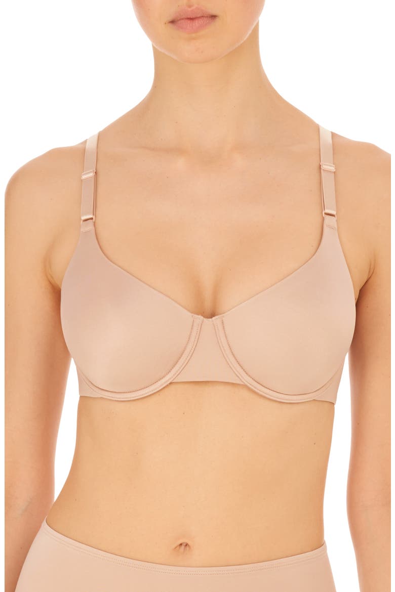 Liquid Full Fit Balconette T-Shirt Bra, Main, color, LT. MOCHA