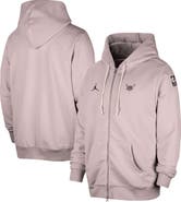 Jordan Brand Men's Jordan Brand Light Purple Charlotte Hornets Authentic Standard Issue Full-Zip Hoodie Jacket