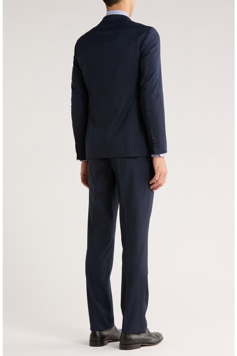 Neat Wool Suit, Alternate, color, NAVY